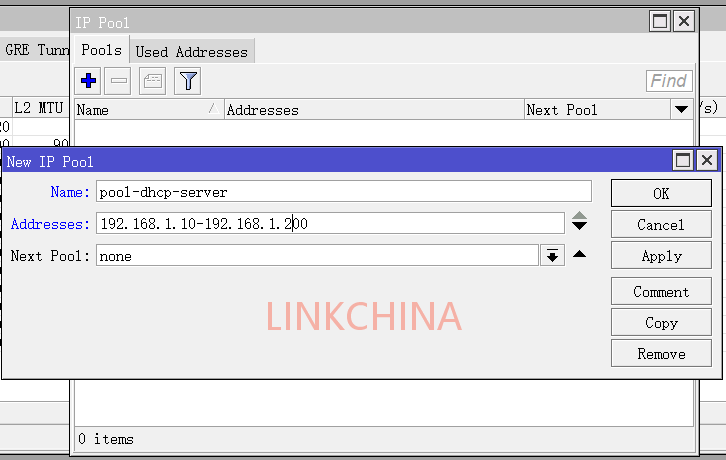 ROS的DHCP(自动下发IP)基础 ROS的DHCP(自动下发IP)基础