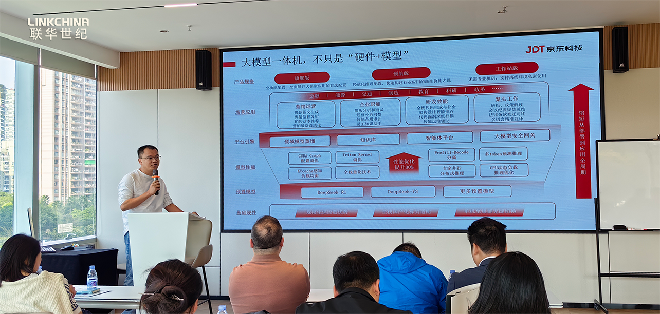 联华携手京东云成功举办AI算力生态伙伴沙龙,共探智算新生态 联华携手京东云成功举办AI算力生态伙伴沙龙,共探智算新生态